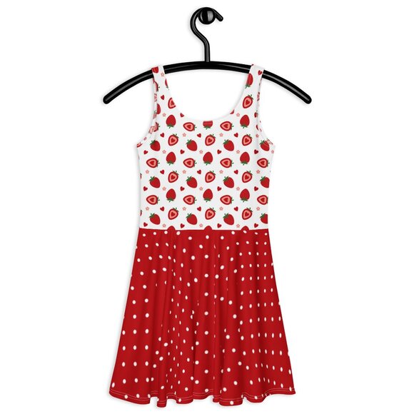 Strawberry Hearts Swing Pin Up Dress - Picture 11 of 11